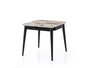 Hanah Home Mesa de Comedor Extensible Mármol Blanco